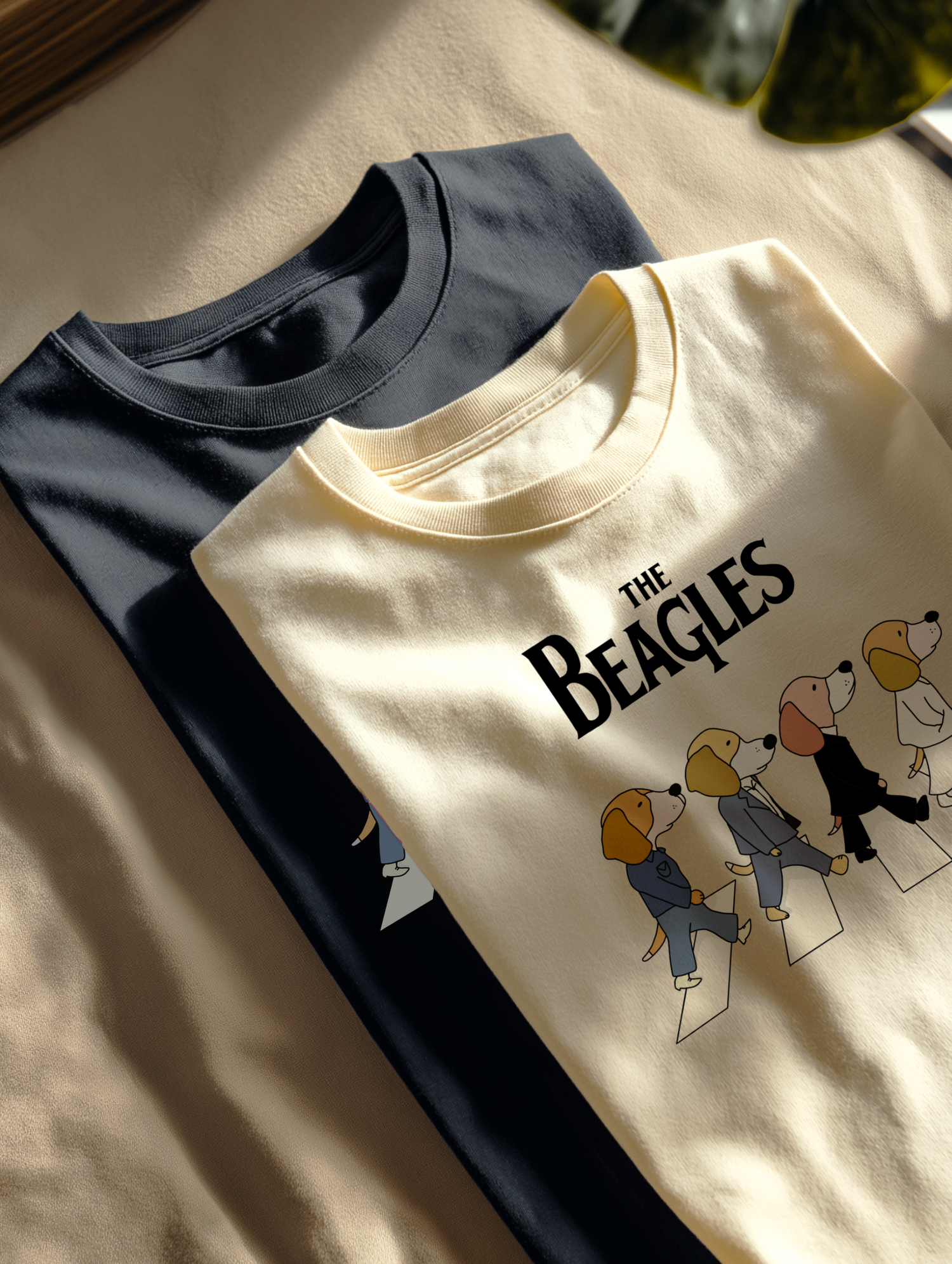 2枚のビーグルTシャツ