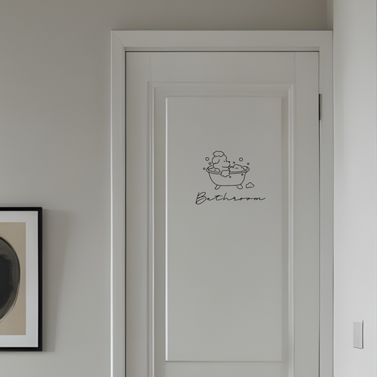 Bathroom Sticker