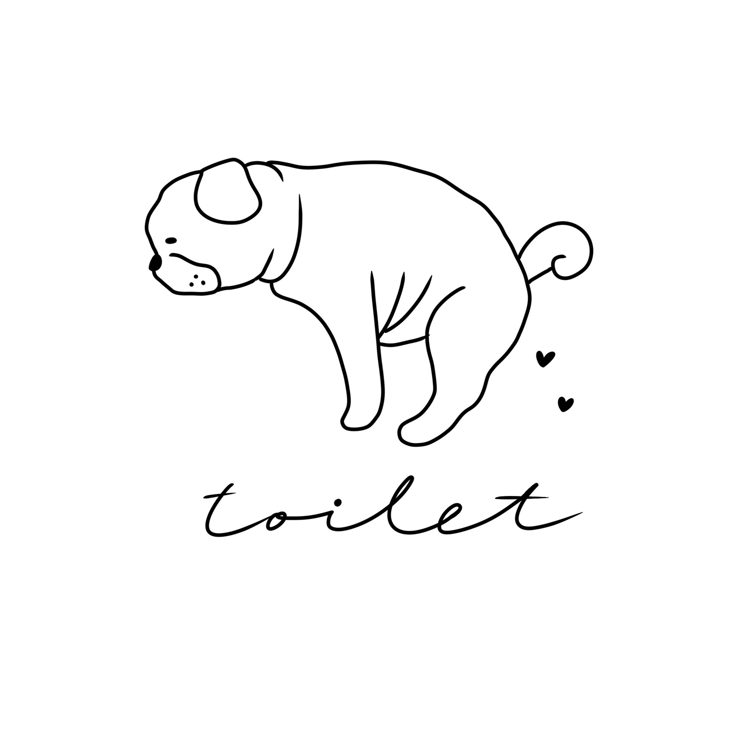 Toilet/Washroom Sticker